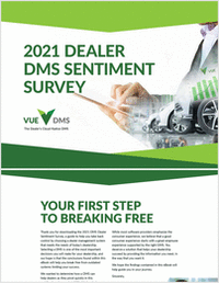 2021 Dealer DMS Sentiment Survey