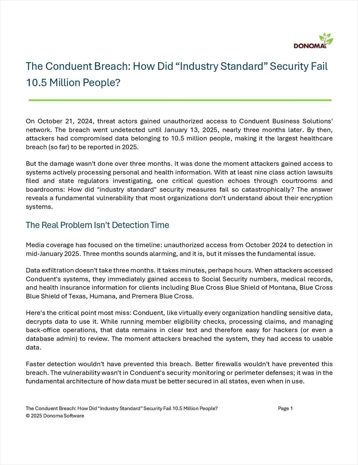 Understanding the Conduent Breach: