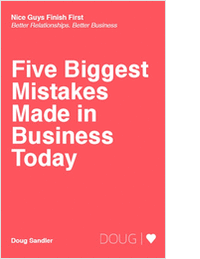 Five Biggest Mistakes Made in Business Today