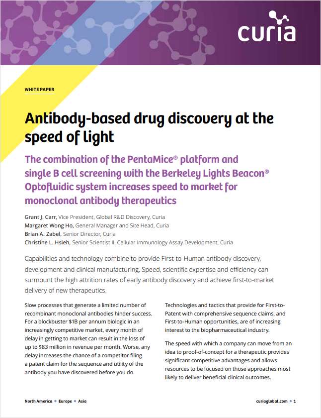 Antibody-Based Drug Discovery At The Speed Of Light