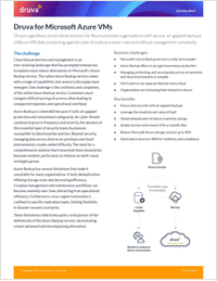 Druva for Microsoft Azure VMs