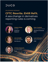 CFTC and EMIR reporting rewrites: getting it done, getting it right for the future