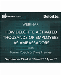 How Deloitte Activated Thousands of Employees as Ambassadors