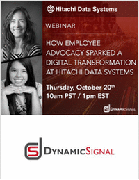 How Employee Advocacy Sparked A Digital Transformation at Hitachi Data Systems