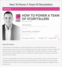 How to Power A Team of Storytellers