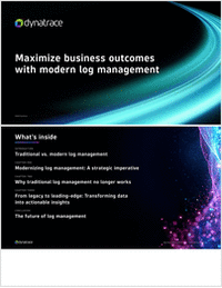 Maximize Business Outcomes With Modern Log Management