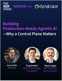 Building Production-Ready Agentic AI -- Why a Control Plane Matters