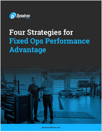 Four Strategies for Fixed Ops Performance Advantage
