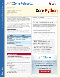 The Essential Core Python Cheat Sheet