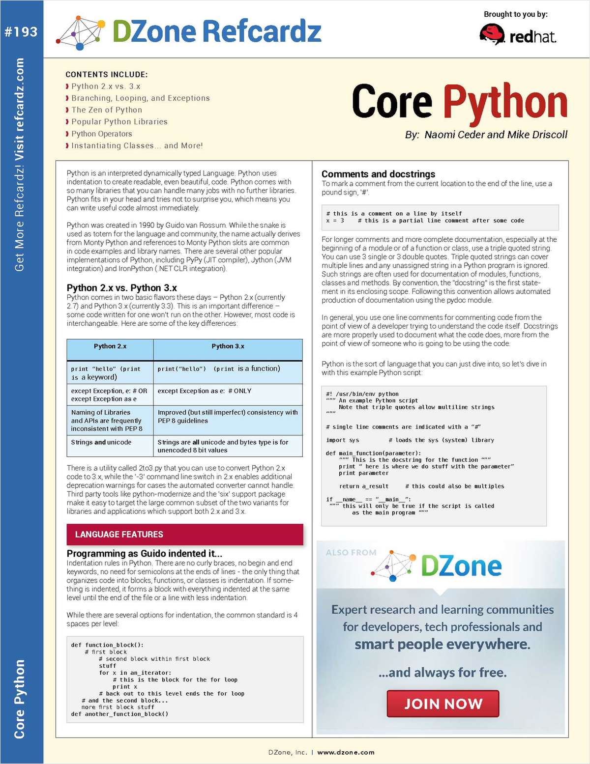 The Essential Core Python Cheat Sheet