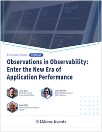 Observations on Observability: Enter the New Era of Application Performance