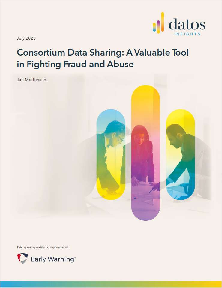 Consortium Data Sharing: A Valuable Tool in Fighting Fraud and Abuse
