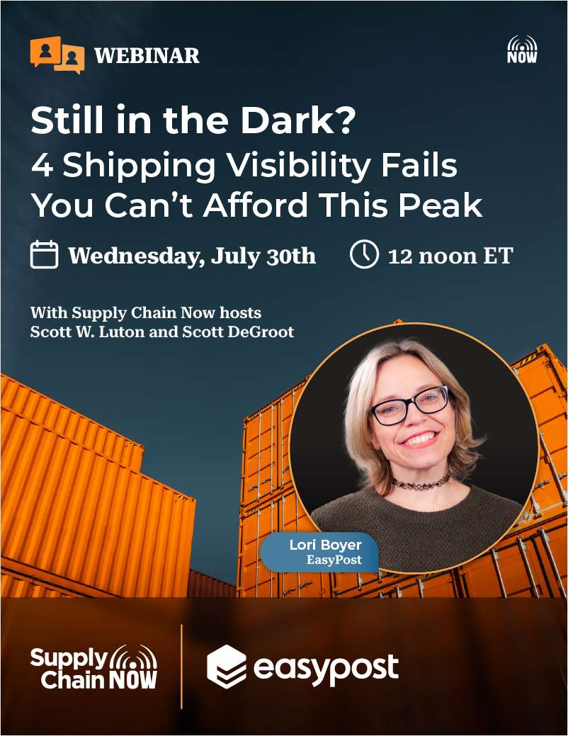 Still in the Dark? 4 Shipping Visibility Fails You Can't Afford This Peak