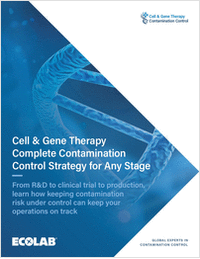 Cell & Gene Therapy Complete Contamination Control Strategy for Any Stage