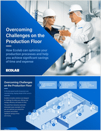 Overcoming Production Floor Challenges in the Personal Care & Cosmetics Industry: Ecolab's Guide to Efficiency, Safety, and Compliance