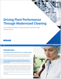 Driving Plant Performance in the Personal Care & Cosmetics Industry Through Modernized Cleaning