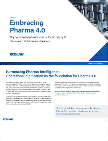 Embracing Pharma 4.0