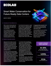 Smart Water Conservation for Future-Ready Data Centers