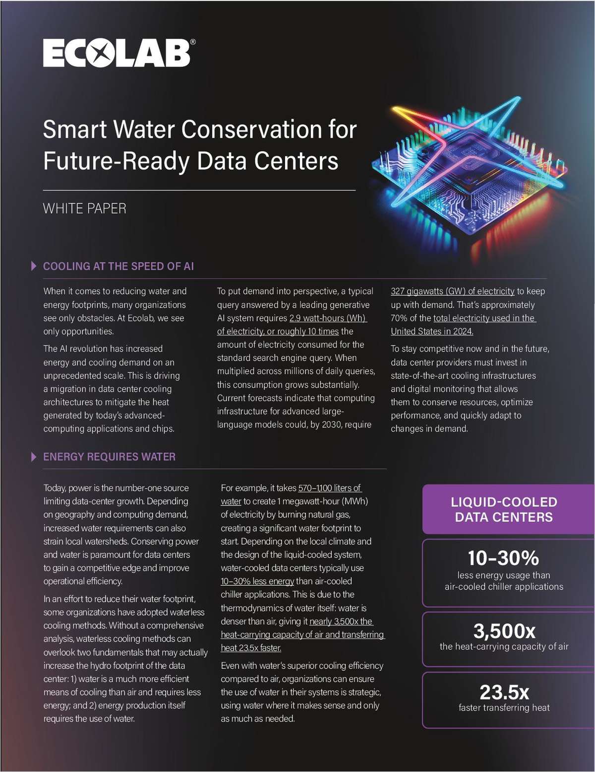 Smart Water Conservation for Future-Ready Data Centers