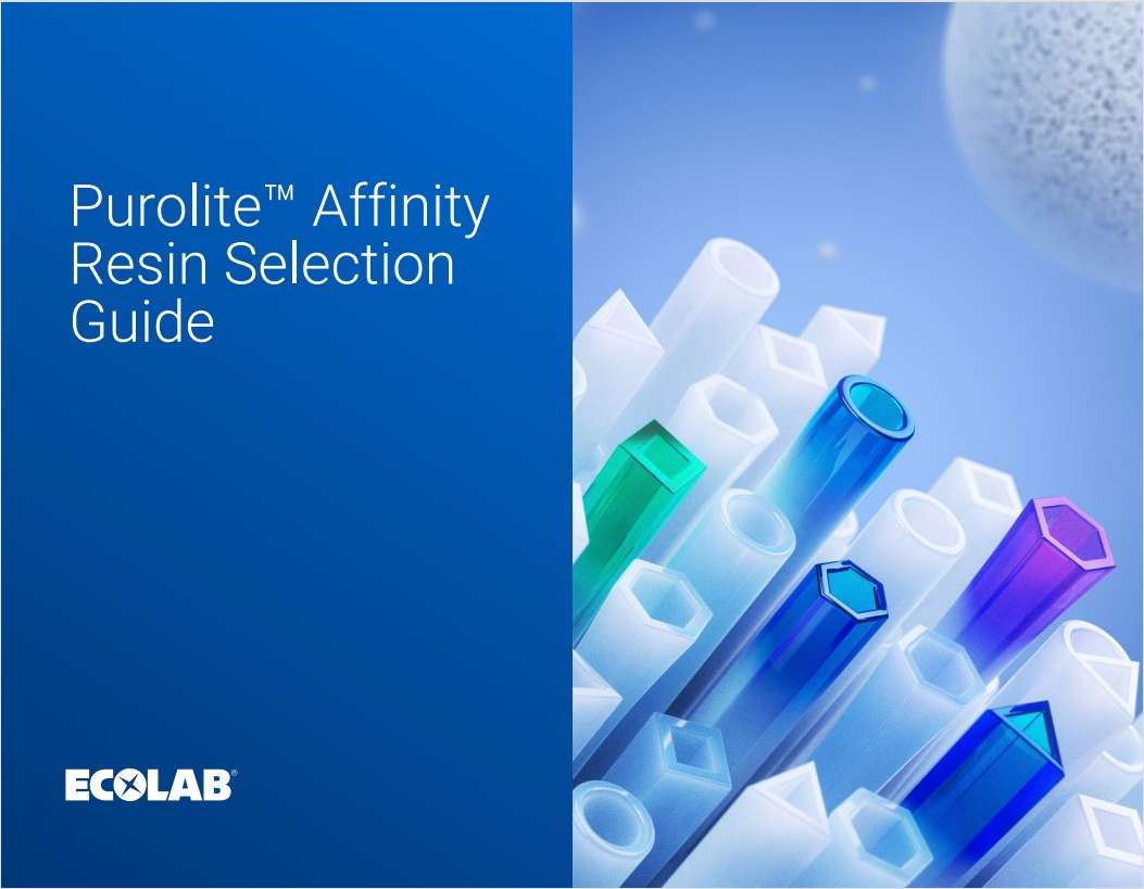 Purolite™ Affinity Resin Selection Guide