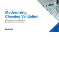 Modernizing Cleaning Validation: Three Proven Strategies to Strengthen Compliance, Reduce Burden, and Boost Operational Performance
