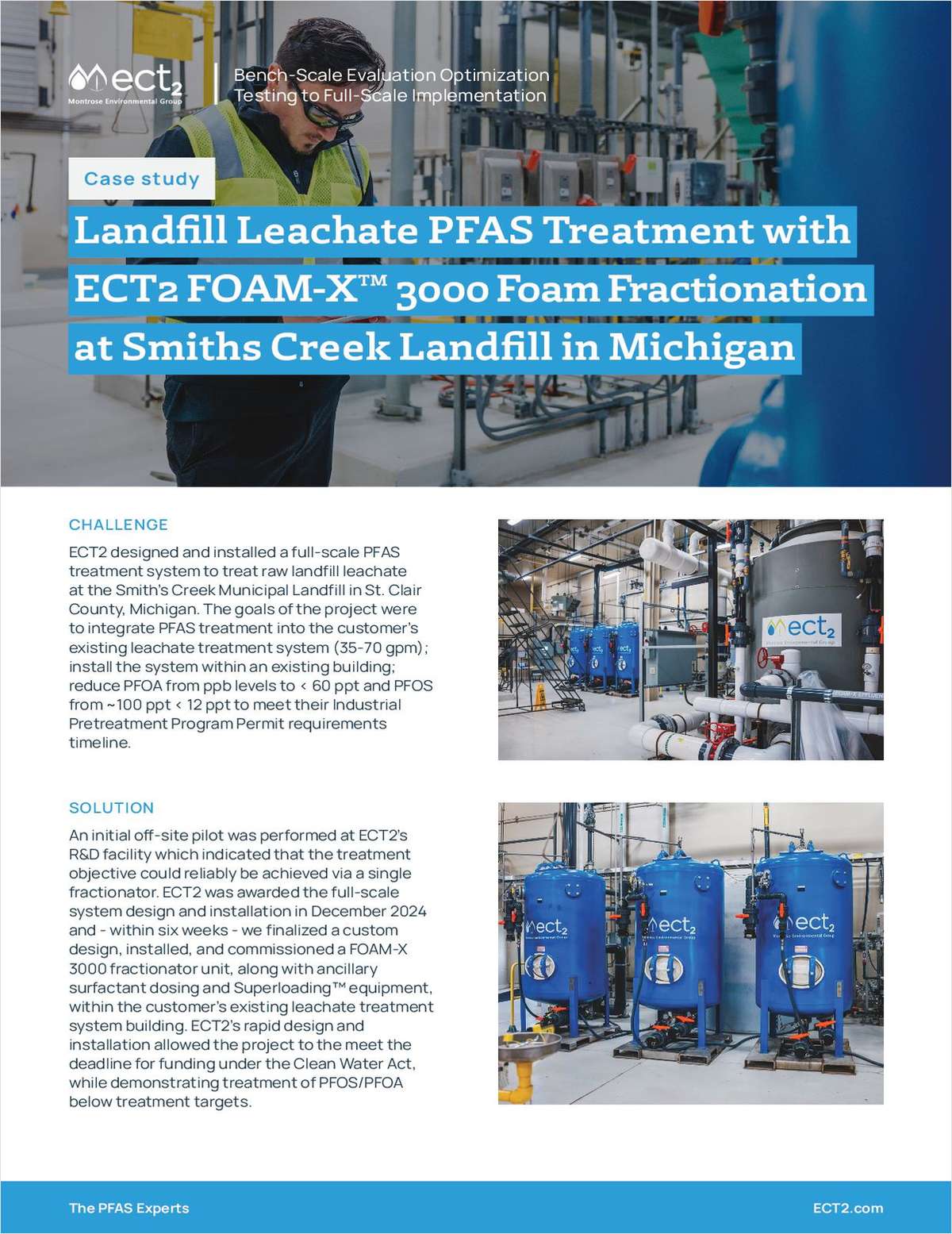 Smiths Creek Landfill PFAS Treatment