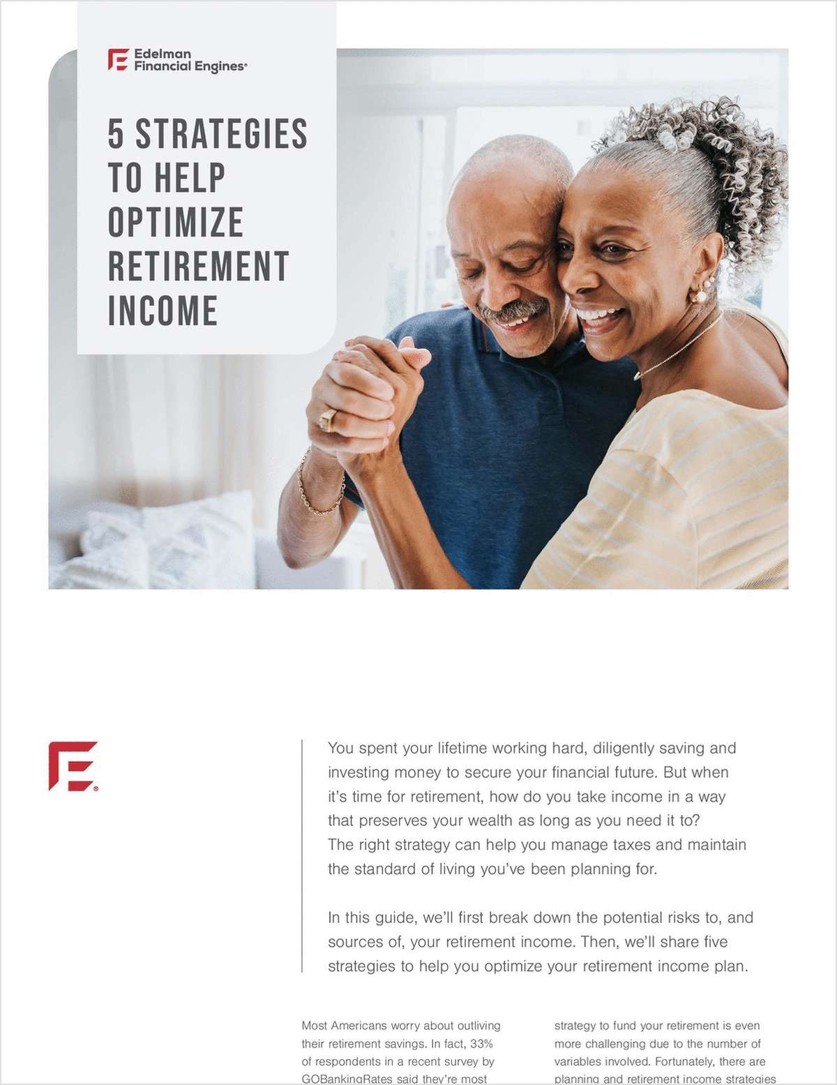 5 strategies to help optimize retirement income
