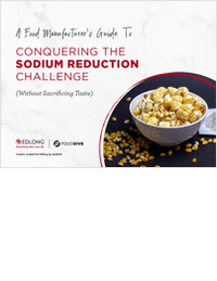 A How-To Guide for Lowering Sodium, not Satisfaction