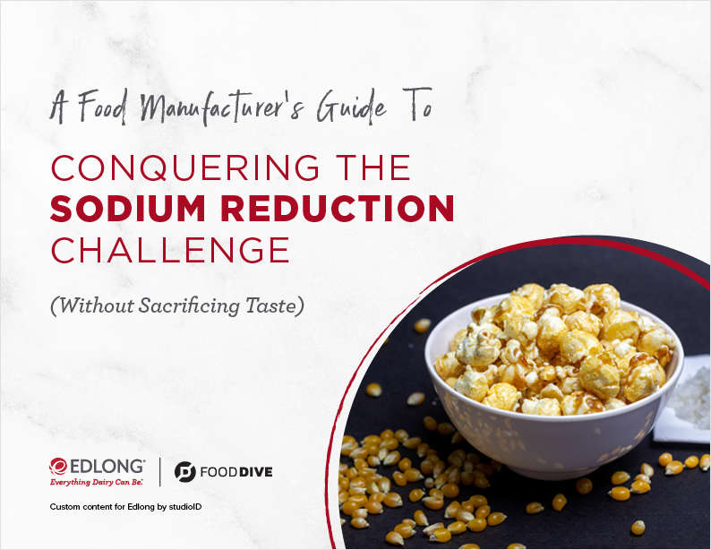 A How-To Guide for Lowering Sodium, not Satisfaction