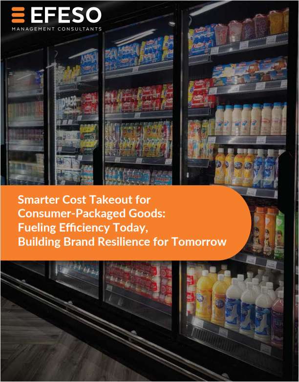 Smarter Cost Takeout for Consumer-Packaged Goods: Fueling Efficiency Today, Building Brand Resilience for Tomorrow