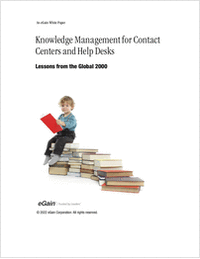 Knowledge Management for Contact Centers and Help Desks