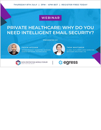 Webinar: Private Healthcare: Why Do You Need Intelligent Email Security?