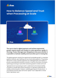 How to Balance Speed and Trust When Processing at Scale