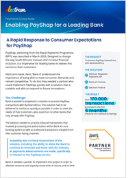 Enabling PayShap for a Leading Bank
