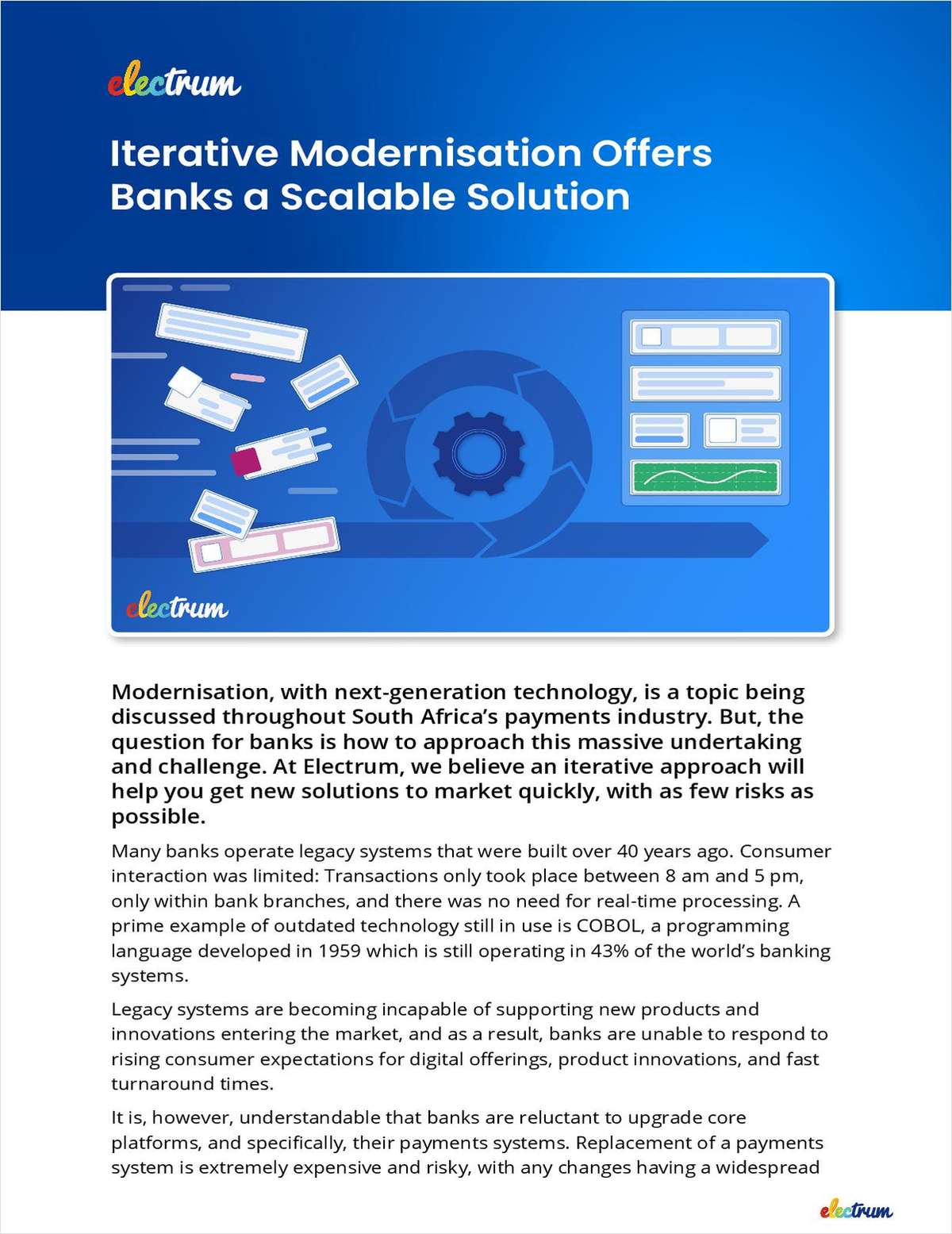 Iterative Modernisation Offers Banks a Scalable Solution