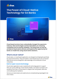 The Power of Cloud-Native Software for South African Banks
