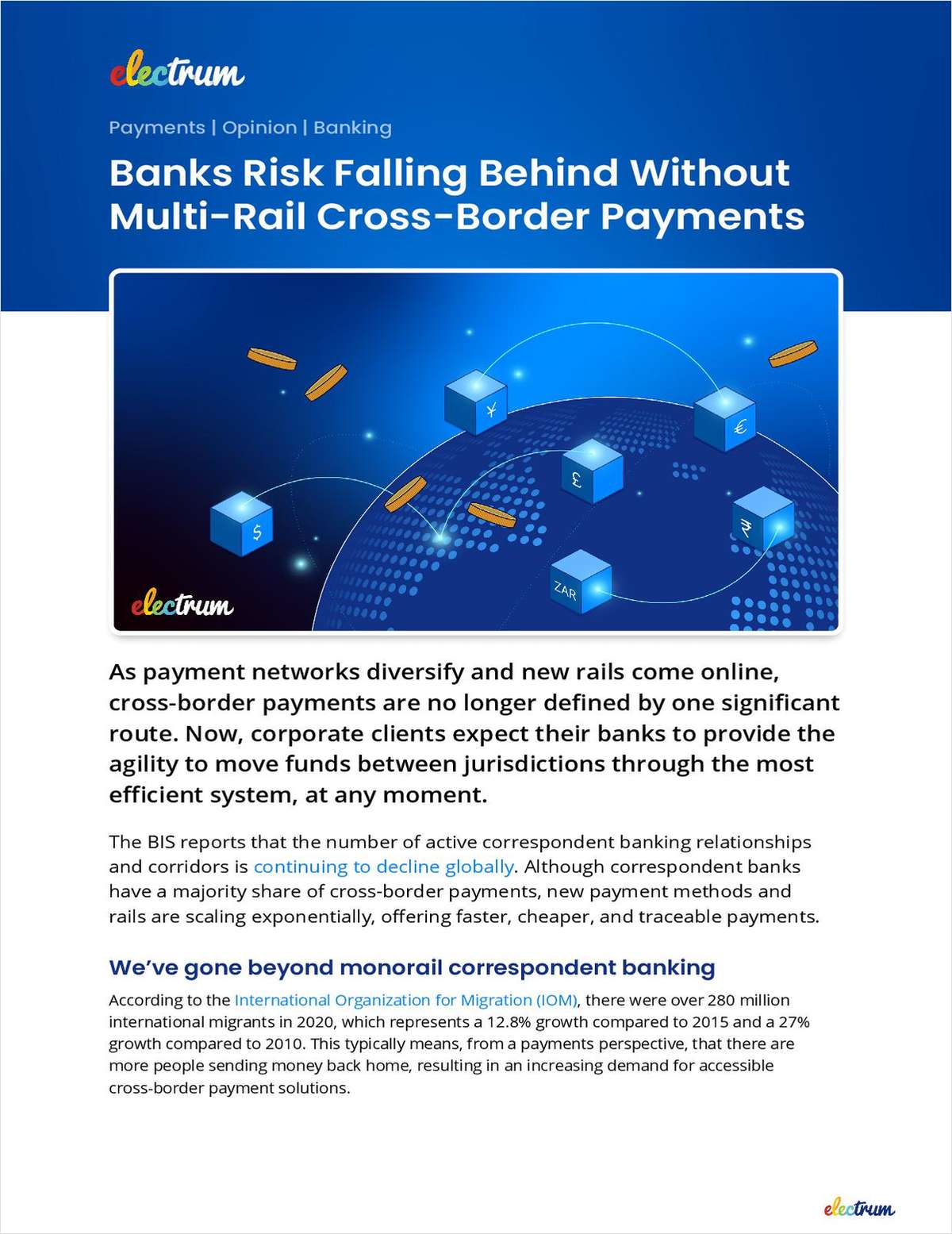 Banks Risk Falling Behind Without Multi-Rail Cross-Border Payments