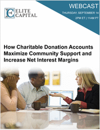 How Charitable Donation Accounts Maximize Community Support and Increase Net Interest Margins