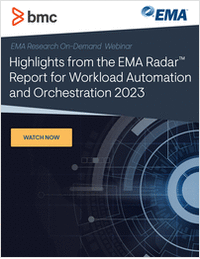 [On-Demand Research Webinar] Highlights from the EMA Radar™ Report for Workload Automation and Orchestration with BMC Software