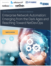 [On-Demand Research Webinar] Enterprise Network Automation: Emerging from the Dark Ages and Reaching Toward NetDevOps