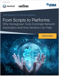 [On-Demand Research Webinar]  From Scripts to Platforms: Why Homegrown Tools Dominate Network Automation and How Vendors Can Help