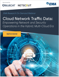 [On-Demand Research Webinar] Cloud Network Traffic Data: Empowering Network and Security Operations in the Hybrid, Multi-Cloud Era