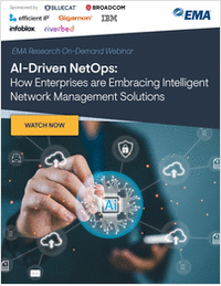 [On-Demand Research Webinar] AI-Driven NetOps: How Enterprises are Embracing Intelligent Network Management Solutions