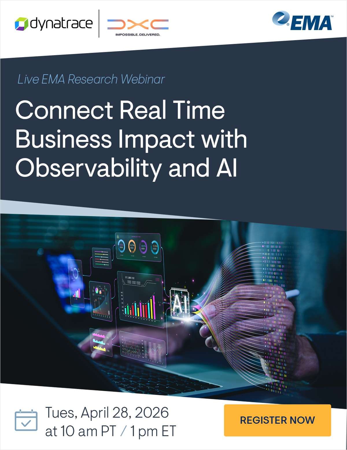 [Live Research Webinar]    Connect Real Time Business Impact with Observability and AI