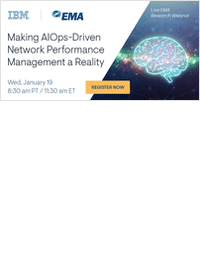 LIVE RESEARCH WEBINAR: Making AIOps-Driven Network Performance Management a Reality