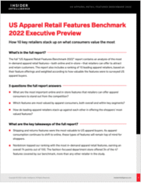 REPORT: 2022 US Apparel Retail Features Benchmark