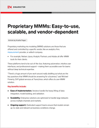 How to choose an MMM tool: Vendor-dependent or open-source?