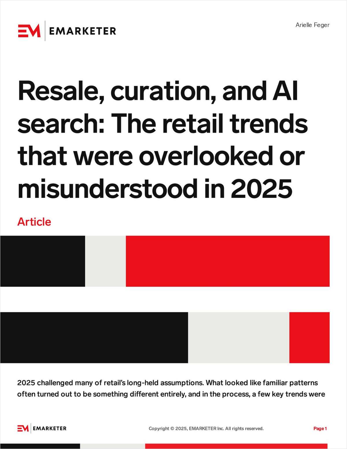 Resale, curation, and AI search