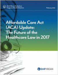 Affordable Care Act (ACA) Update: The Future of the Healthcare Law in 2017