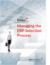 Managing the ERP Selection Process
